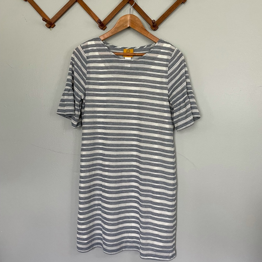 3/$25! Coastal Blue Grey Dress